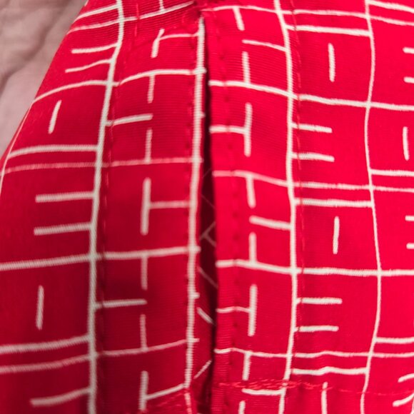 Marc Echo American Street Wear 90s Red White Design Button Down Shirt 3X - Picture 9 of 9